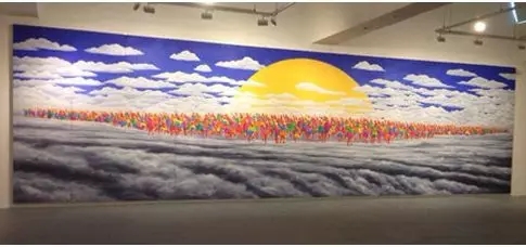 大幅墙面画照明 大幅墙面画照明